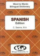 Spanish Word to Word Bilingual Dictionary cover