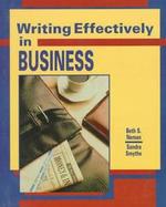 Writing Effectively in Business cover