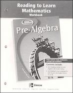 Pre-Algebra, Reading to Learn Mathematics Workbook cover