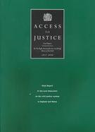 Access to Justice Final Report to the Lord Chancellor on the Civil Justice System in England and Wales cover