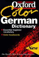 The Oxford Color German Dictionary cover