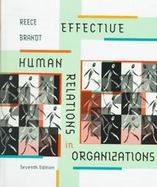 Effective Human Relations in Organizations cover