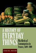 A History of Everyday Things The Birth of Consumption in France, 1600-1800 cover