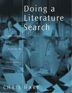 Doing a Literature Search A Comprehensive Guide for the Social Sciences cover