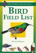 Bird Field List cover