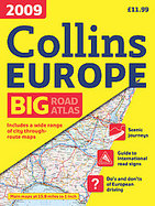 Collins Road Atlas 2009 Europe A3 Edition cover