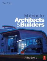Materials for Architects and Builders cover