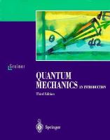 Quantum Mechanics: An Introduction cover