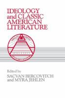 Ideology and Classic American Literature cover