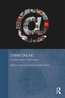 China Online : Locating Society in Online Spaces cover