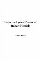 From the Lyrical Poems of Robert Herrick cover