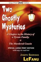 Two Ghostly Mysteries cover