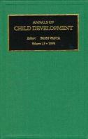 Annals of Child Development A Research Annual (volume13) cover