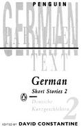 German Short Stories 2/Deutsche Kurzgeschichten 2 (volume2) cover
