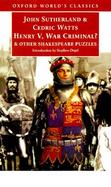 Henry V, War Criminal? and Other Shakespeare Puzzles cover