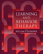 Learning and Behavior Therapy cover