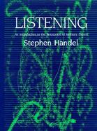 Listening: An Introduction to the Perception of Auditory Events cover