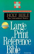 Holy Bible New International Version Large Print, Reference, Black Leather-Look, Personal Size cover