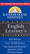 Random House Webste'Rs Pocket English Learner's Dictionary cover