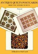 Antique Quilts Postcards from the Newark Museum 24 Ready-To-Mail Cards cover