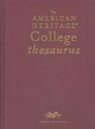 The American Heritage College Thesaurus cover