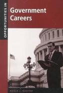 Opportunities in Government Careers cover