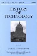 History of Technology 2000 (volume22) cover