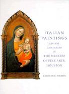 Italian Paintings Xiv-XVI Centuries in the Museum of Fine Arts, Houston cover