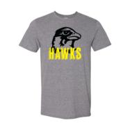 Quincy University Softstyle T-Shirt [4XL - GRAPHITE HEATHER - Full Front Logo] cover