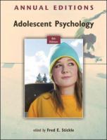 Annual Editions: Adolescent Psychology, 8/e cover