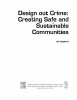 Design Out Crime- Creating Safe and Sustainable Communities cover
