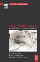 The Portfolio- An Architecture Students Handbook cover