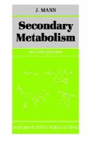 Secondary Metabolism cover
