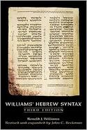 Williams' Hebrew Syntax cover