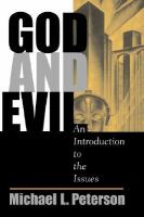 God and Evil An Introduction to the Issues cover