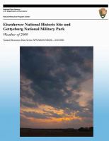 Eisenhower National Historic Site and Gettysburg National Military Park: Weather Of 2009 cover