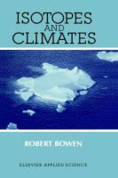 Isotopes and Climates cover