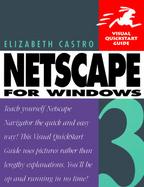 Netscape 3 for Windows Visual QuickStart Guide cover