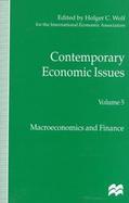 Contemporary Economic Issues: Proceedings of the Eleventh World Congress of the International Economic Association, Tunis cover