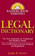 Random House Webster's Dictionary of the Law cover