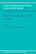 Geometric Group Theory Proceedings of the Symposium Held in Sussex 1991 (volume1) cover