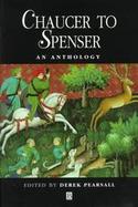 Chaucer to Spenser: An Anthology cover