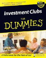 Investment Clubs for Dummies cover