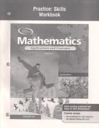 Mathematics: Applications and Concepts, Course 2, Practice Skills Workbook cover