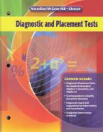 Macmillan/McGraw-Hill Glencoe - Diagnostic and Placement Tests cover