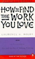 How to Find the Work You Love cover