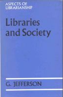 Libraries and Society cover