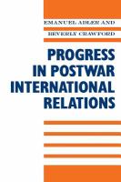 Progress in Postwar International Relations cover