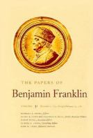 The Papers of Benjamin Franklin November 1, 1779 Through February 29, 1780 (volume31) cover