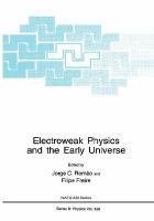Electroweak Physics and the Early Universe cover